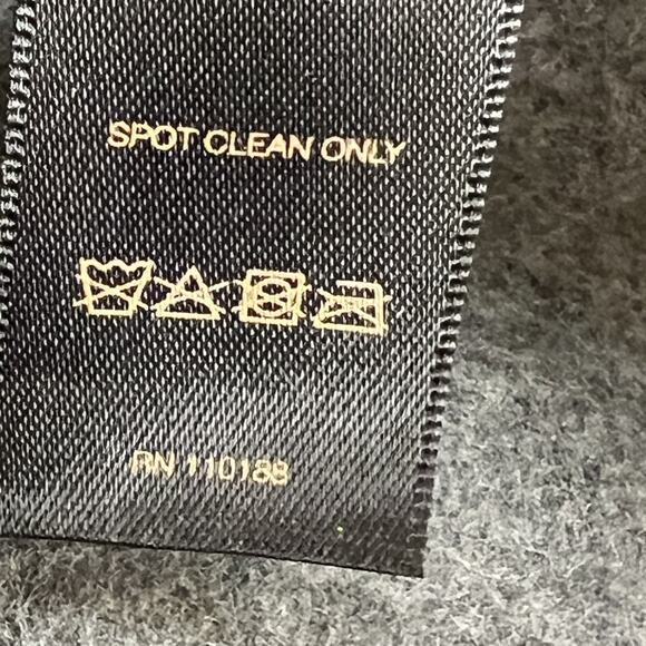 Frye Fedora Hat Women's S/M Gray Felted 100% Wool With Leather Band - Picture 9 of 14